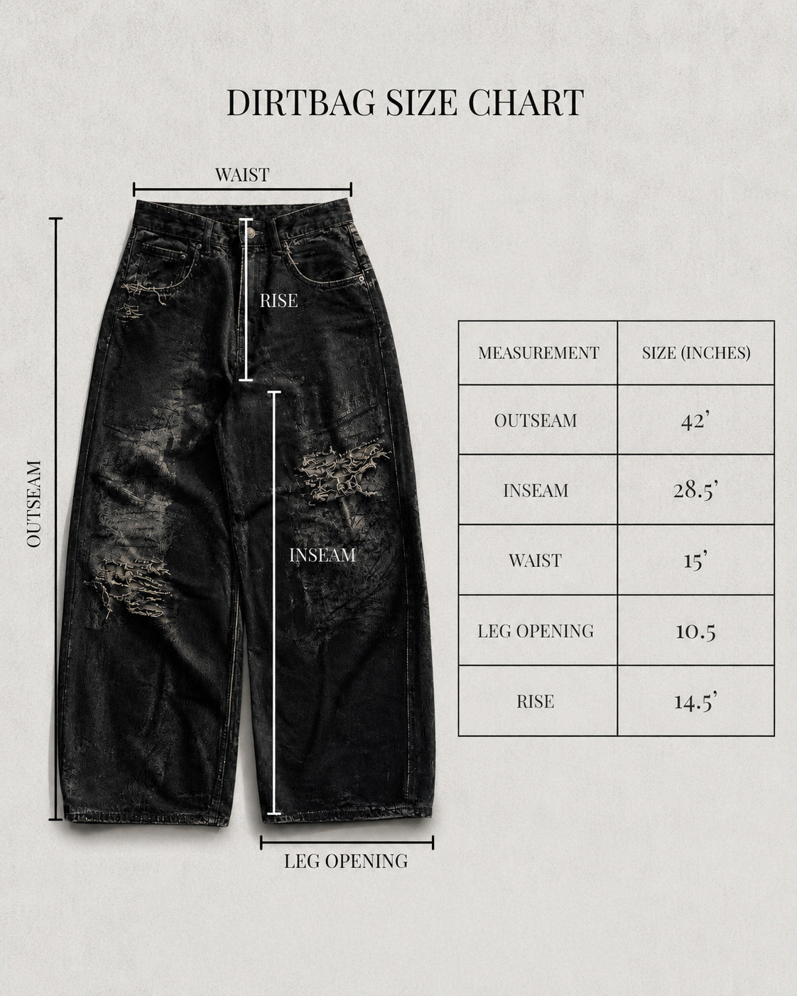 Dirtbag denim