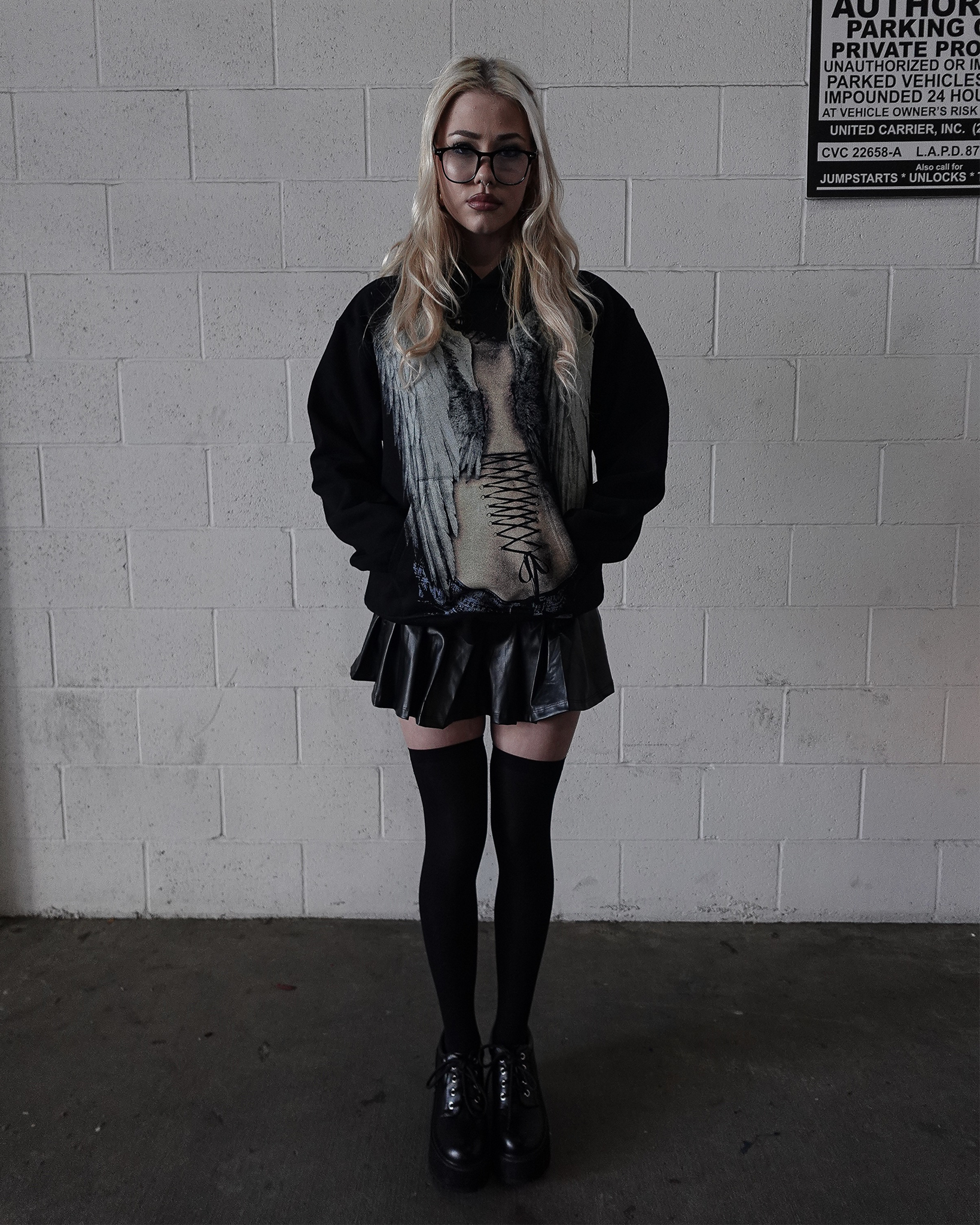 Corset hoodie