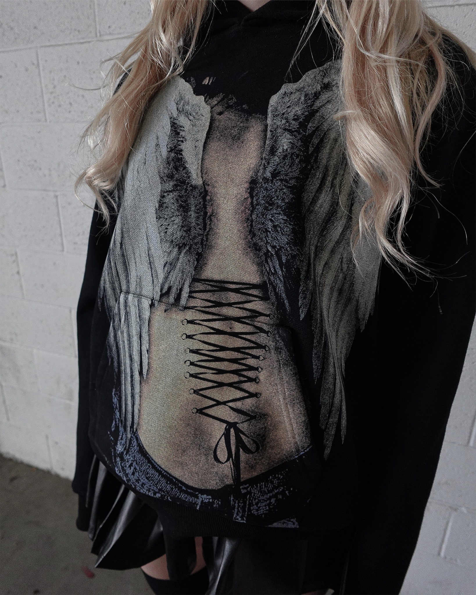 Corset hoodie