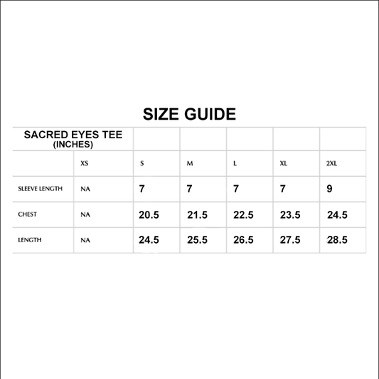 Sacred eyes tee