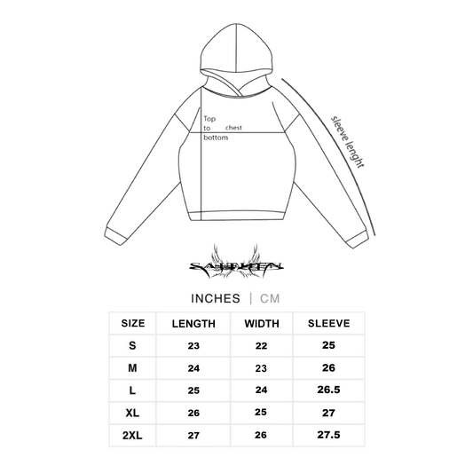 Crucified hoodie